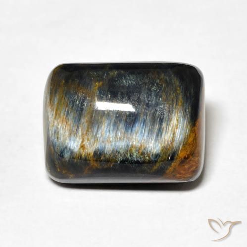 7.84ct Natural Multicolorido Pietersite, Almofada, Opaco