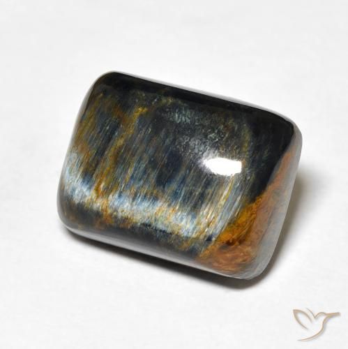 Pietersite Multicolorido Natural 7.84ct, Almofada, Opaco