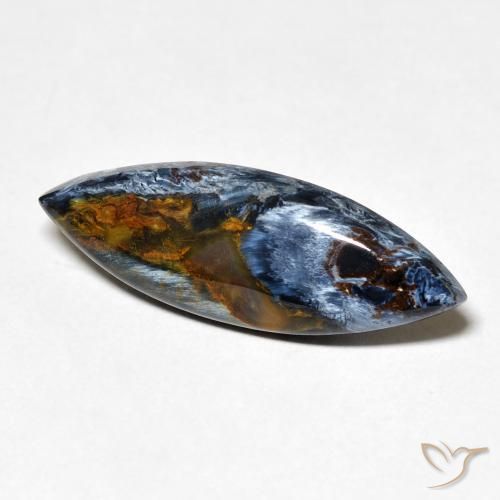 Pietersite Multicolorido Natural 6.34ct, Marquesa, Opaco