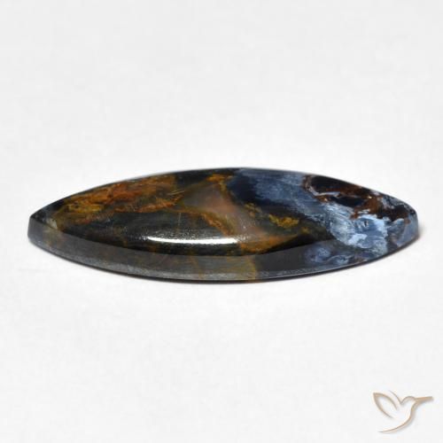 Pietersite Multicolorido Natural 6.34ct, Marquesa, Opaco