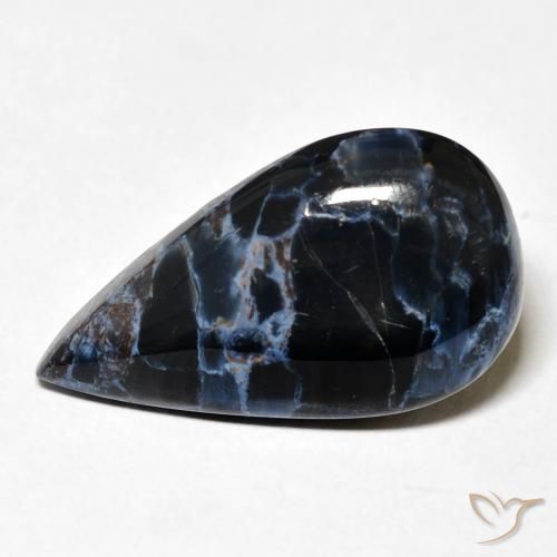 9.10ct Natural Multicolorido Pietersite, Formato de pêra, Opaco