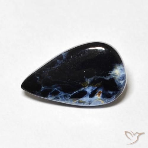 2.46ct Natural Multicolorido Pietersite, Formato de pêra, Opaco