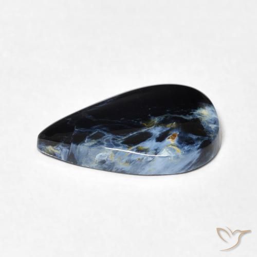 Pietersite Multicolorido Natural 2.46ct, Formato de pêra, Opaco
