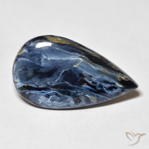 Pietersite Multicolorido Natural 8.76ct, Formato de pêra, Opaco
