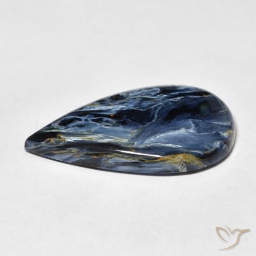 Pietersite Multicolorido Natural 8.76ct, Formato de pêra, Opaco
