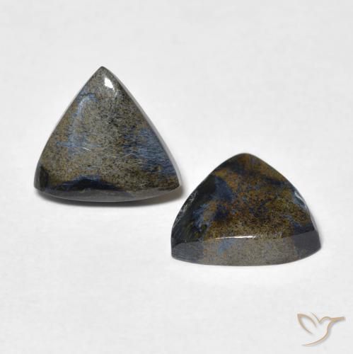 Pedras preciosas de Pietersite Multicolorido natural de 3.35 ct, Trilhão, Opaco
