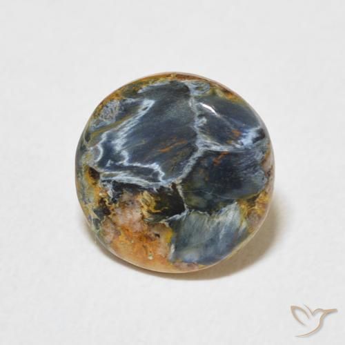 Pietersite Multicolorido Natural 1.40ct, Redondo, Opaco