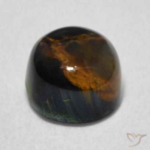 Pietersite Multicolorido Natural 1.14ct, Redondo, Opaco