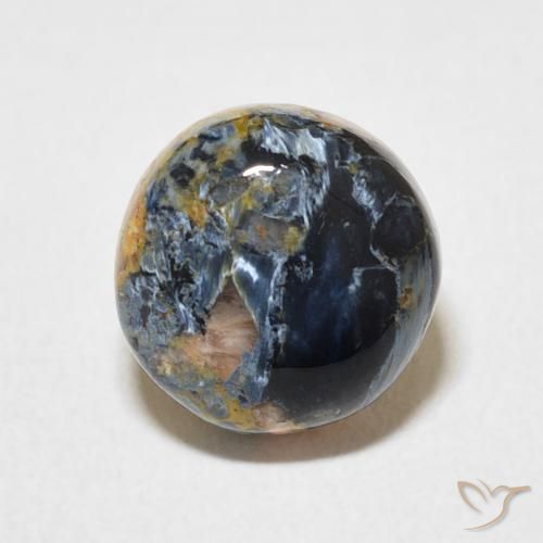 3.10ct Natural Multicolorido Pietersite, Redondo, Opaco