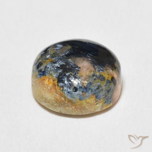 Pietersite Multicolorido Natural 3.10ct, Redondo, Opaco