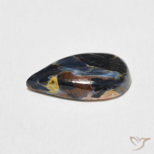 Pietersite Multicolorido Natural 1.32ct, Formato de pêra, Opaco