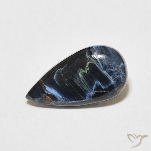 1.17ct Natural Multicolorido Pietersite, Formato de pêra, Opaco