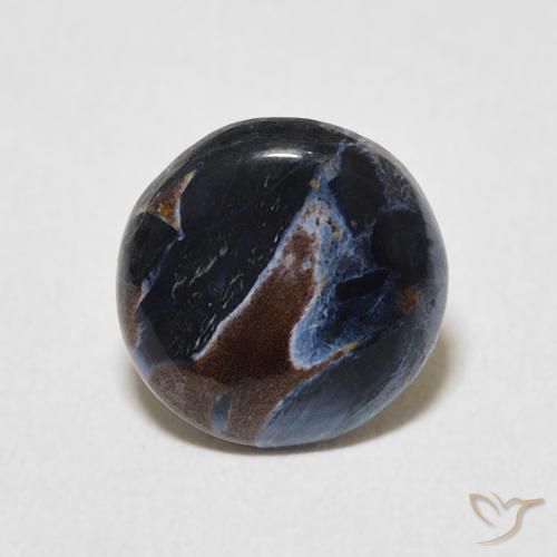 1.67ct Natural Multicolorido Pietersite, Redondo, Opaco