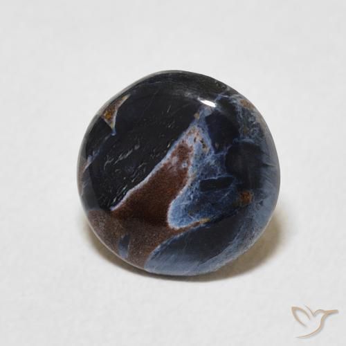 Pietersite Multicolorido Natural 1.67ct, Redondo, Opaco