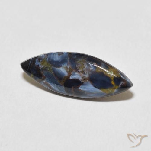 Pietersite Multicolorido Natural 3.36ct, Marquesa, Opaco
