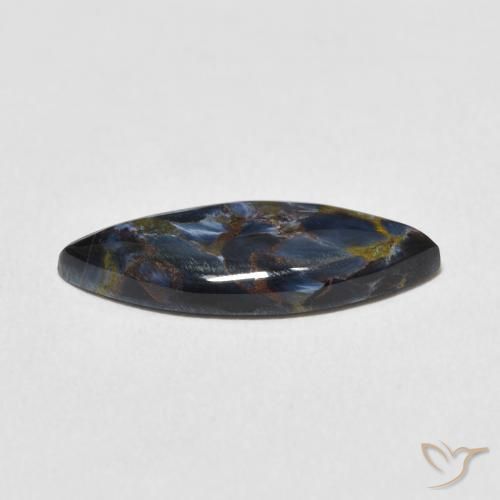Pietersite Multicolorido Natural 3.36ct, Marquesa, Opaco