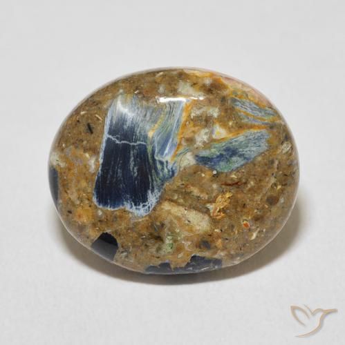 7.32ct Natural Multicolorido Pietersite, oval, Opaco