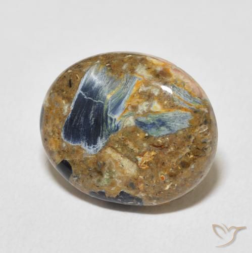 Pietersite Multicolorido Natural 7.32ct, oval, Opaco