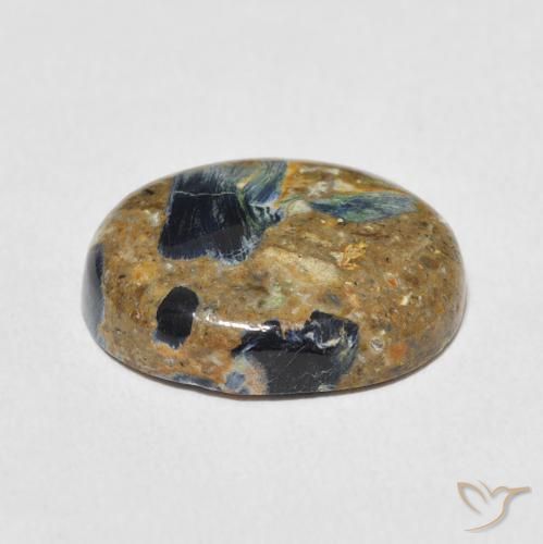 Pietersite Multicolorido Natural 7.32ct, oval, Opaco