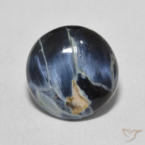 3.64ct Natural Multicolorido Pietersite, Redondo, Opaco