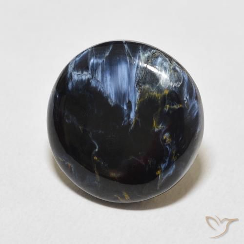Pietersite Multicolorido Natural 7.82ct, Redondo, Opaco