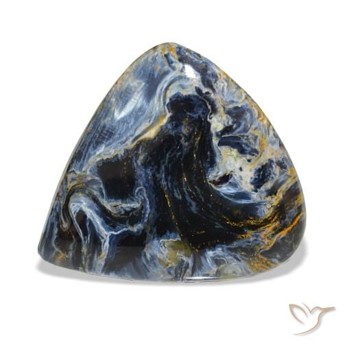 43.05ct Multicolorido Pietersite, Formato de pêra, Opaco