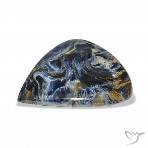 Pietersite Multicolorido Natural 43.05ct, Formato de pêra, Opaco