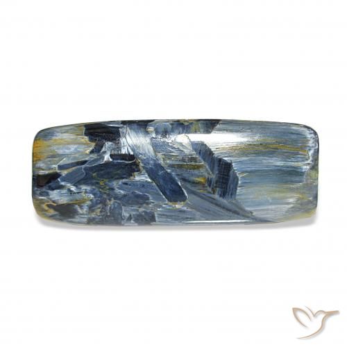 23.52ct Multicolorido Pietersite, baguete, Opaco