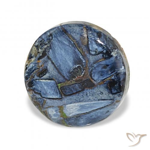 Pietersite Multicolorido Natural 7.79ct, Redondo, Opaco
