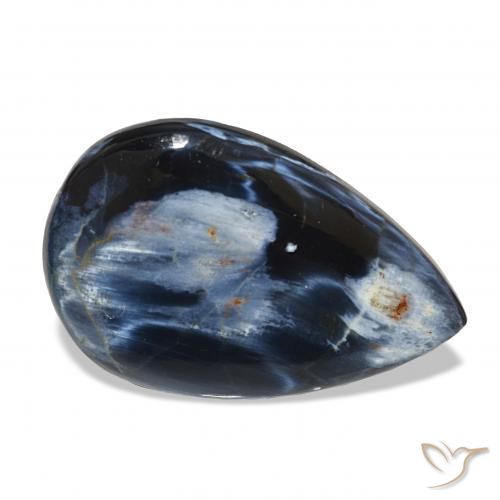 Pietersite Multicolorido Natural 12.13ct, Formato de pêra, Opaco