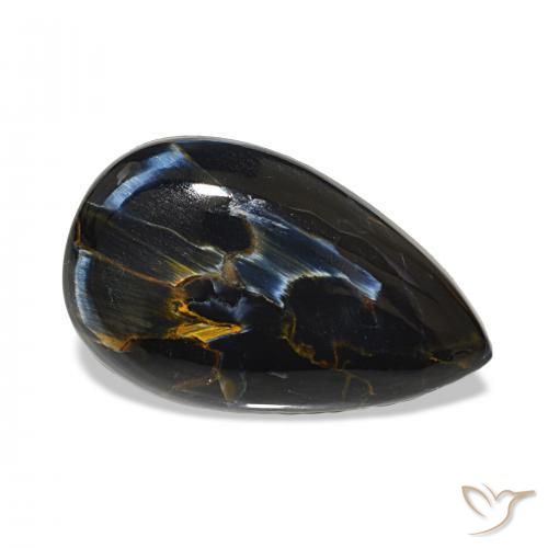 Pietersite Multicolorido Natural 11.08ct, Formato de pêra, Opaco