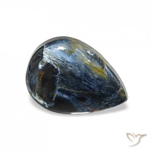 2.60ct Multicolorido Pietersite, Formato de pêra, Opaco