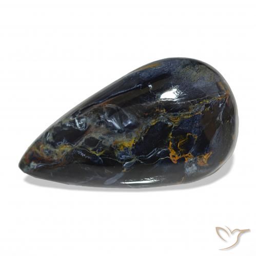 Pietersite Multicolorido Natural 9.28ct, Formato de pêra, Opaco