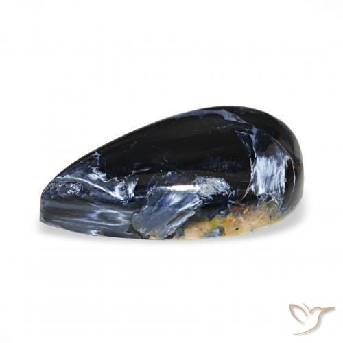 Pietersite Multicolorido Natural 7.18ct, Formato de pêra, Opaco