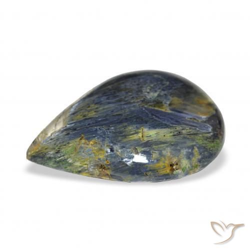 Pietersite Multicolorido Natural 10.57ct, Formato de pêra, Opaco
