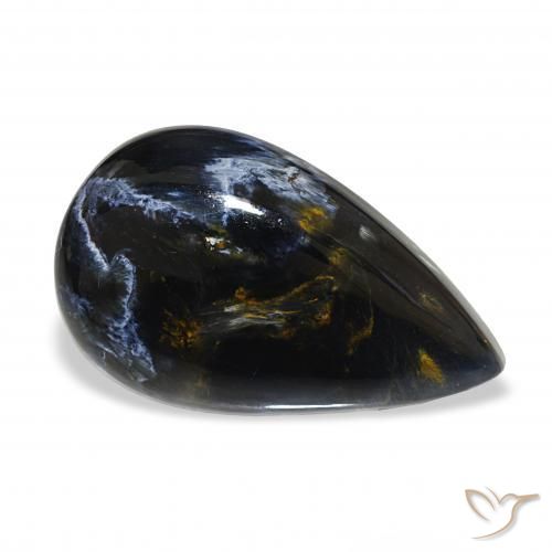 Pietersite Multicolorido Natural 12.86ct, Formato de pêra, Opaco