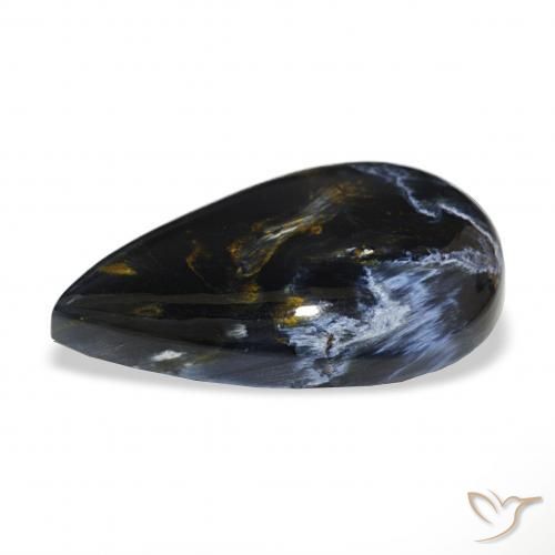 Pietersite Multicolorido Natural 12.86ct, Formato de pêra, Opaco