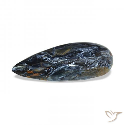 Pietersite Multicolorido Natural 9.69ct, Formato de pêra, Opaco