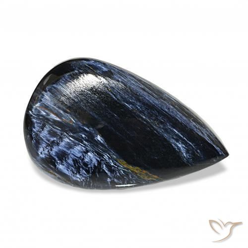 17.84ct Multicolorido Pietersite, Formato de pêra, Opaco
