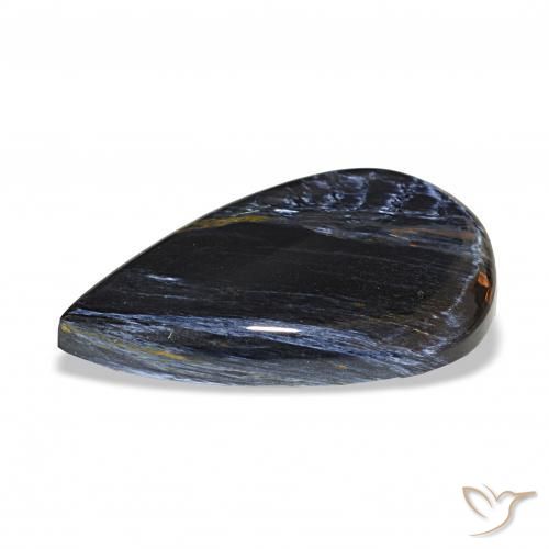 Pietersite Multicolorido Natural 17.84ct, Formato de pêra, Opaco