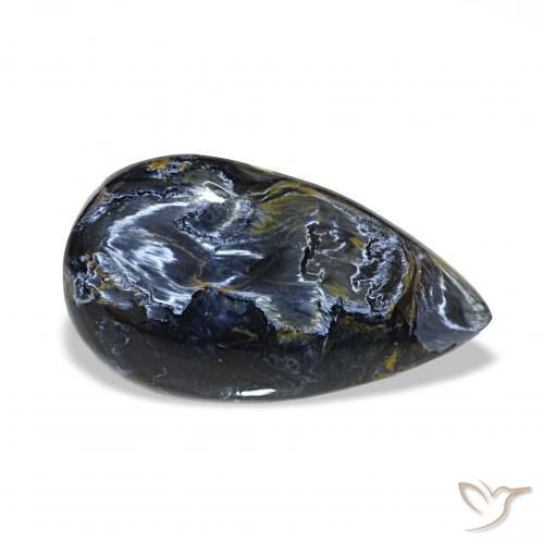 10.32ct Multicolorido Pietersite, Formato de pêra, Opaco
