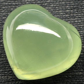 Prehnita verde natural 48,76ct, transparente, transparente/translúcido