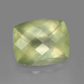 Prehnita verde natural 5,45ct, transparente, transparente/translúcido