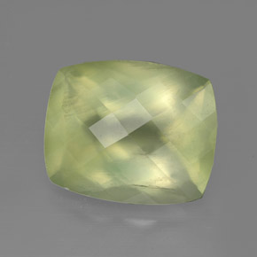 Prehnita verde natural 5,45ct, transparente, transparente/translúcido