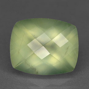 Prehnita verde natural 5,33ct, transparente, transparente/translúcido