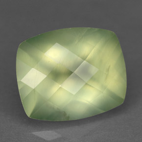 Prehnita verde natural 5,33ct, transparente, transparente/translúcido