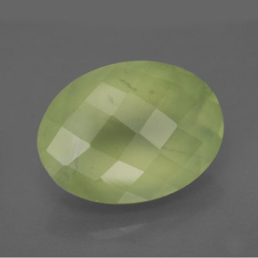 Prehnita verde natural 9,48ct, transparente, transparente/translúcido