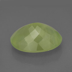 Prehnita verde natural 9,48ct, transparente, transparente/translúcido