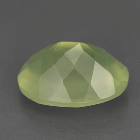 Prehnita verde natural 9,74ct, transparente, transparente/translúcido