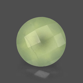 Prehnita verde natural 1,94ct, transparente, transparente/translúcido